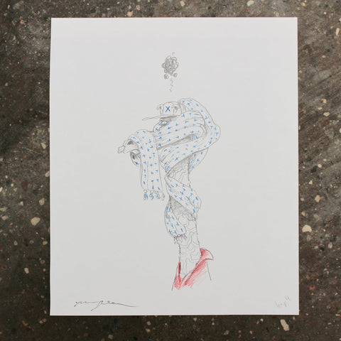 Giraffe with scarf
