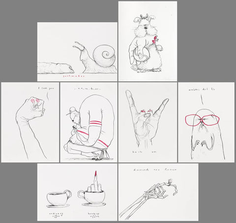 Let's play catch, part of No Title (Series of 8)