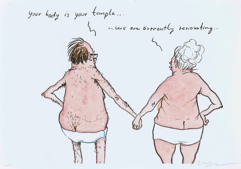 Fælles Forfald. Your Body is your Temple... We are currently renovating